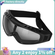 Airsoft Goggles  Paintball Clear Glasses Wind Dust Protection Motorcycle, Black