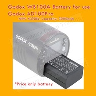 Godox NEW MODEL WB100A Battery (3000mAh) FRO AD100PRO