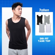7allen UltraCool Dri Fit Tank Top, Sleeveless Top, Gym Tank Top, Gym Shirt, Lightweight, Quick Dry