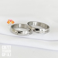 Jawerlyrose || Cb777 Stainless Steel Titanium Silver Ring