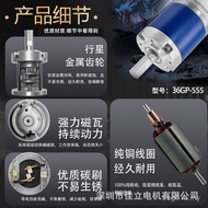Large Torque 36GP-555 Mini High Low Speed 12v24v Power Motor DC Speed Regulating Planet Gear Small M