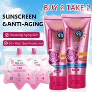 LBLS Rose Sunscreen+MILK EXTREME WHITE X40 Moisturizing lotion Sunscreen Sunblock