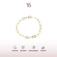 Paperclip Base Bracelet 25% Gold Bracelet | Your Soul Jewelry