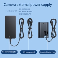 อะแดปเตอร์แบตเตอรี่เลียนแบบ Llano เครื่องจ่ายพลังงานสำหรับกล้องอะแดปเตอร์ไฟฟ้ากระแสสลับพร้อม LP-E17ป