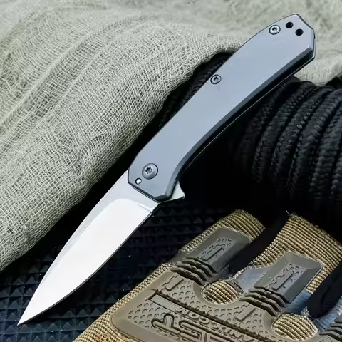 Outdoor Pocket Knife Exquisite Knife 8Cr13MoV Blade 420 Steel Handle Fruit Knives Professional Foldi