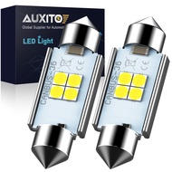 AUXITO 2 Pcs Festoon Led Bulbs C5W 31Mm/36Mm/41Mm 3030 Smd Super Bright Replacement For Map Dome Lic