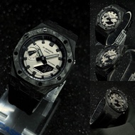 CasiOak GA-2100 with Carbon Fiber Bezel and Silicone strap