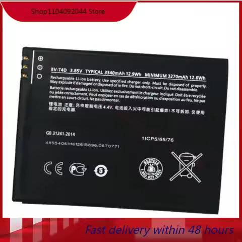 New 2024 BV-T4D battery 3270mah for Nokia Microsoft Lumia 950 XL 940 XL RM-1116 RM-1118 Cellphone ba