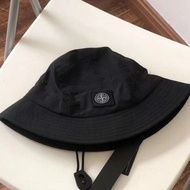 Stone Island Stone Island Metal Nylon Drawstring Fisherman Hat Sunscreen Sweat Absorbing Black Techn