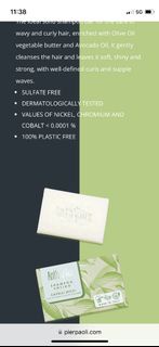 Anthyllis CURLY HAIR SHAMPOO BAR OLIVE OIL AND AVOCADO OIL