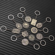 58 Keychain Basketball Jewelry Copper Jewelry Hot Speedboat Bucks Warrior Metal-uu14 Keychain Pendan