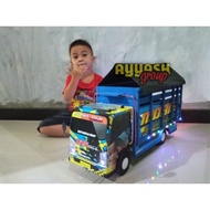 frE3# MINIATUR TRUK OLENG KAYU SUPER JUMBO 70 CM Bisa oleng bisa belok