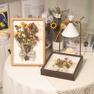 Wooden Transparent Flower Frame Double Frame For DIY Photo Wedding Photo 3D Bingkai Foto 3D DIY Gamb