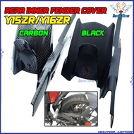 REAR HUGGER YAMAHA Y15 Y16 Y15ZR Y16ZR CHAIN COVER RANTAI COVER INNER FENDER CARBON / BLACK