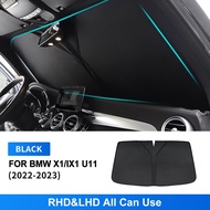 Car Windshield Sunshade Car Interior Shading Plate For BMW X1 iX1 U11 2022-2023 Car Front Windshield