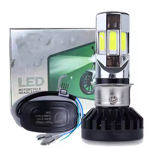 Rtd Universal Type M02E Motorcycle LED Headlight Bulb 6 COB moto LED lamp H4 HS1 BA20D P15D H6 3500L