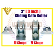 VERYWELD 3" Gate Roller with Bracket / Pagar Besi / Sliding Door / Gate Bearing