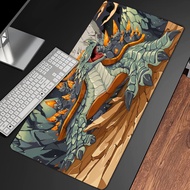 Oriental Baxia Dragon Gaming Desk Pad RGB Gaming Mouse Pad,Myth LED Light Gaming Desk Mat,Desk Setup, Mousepads Extended,Keyboard Play Mat