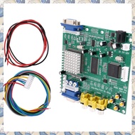 (BVWG) GBS8200 CGA//YUV/RGB to VGA Output Arcade Jamma Game HD Video Converter Board Monitor to LCD