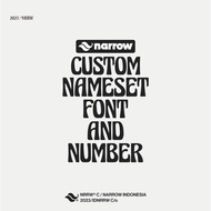 ADD NAMESET & NUMBER