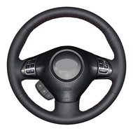 Handmade DIY Leather Steering Wheel Cover  Custom Steering Wheel Cover Compatible For Subaru Foreste