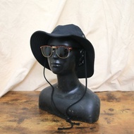 Back to Green:: 戶外漁夫帽 ADIDAS 深色 d-40//vintage hat