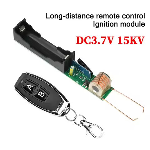15KV High Voltage Generator Boost Converter DC3.7V Battery Powered 50M Remote Ignition Module boost 