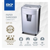 MKP SHP-S15 Paper Shredder (15 Sheets for 15 minutes) - Cross Cut