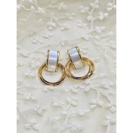 S925 Elegant Gold Earrings