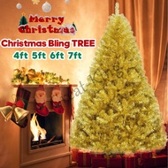 Golden Christmas Tree 7FT 8FT Artificial Golden Christmas Tree Home Decor Gift