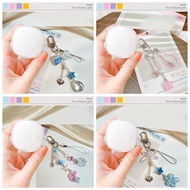 ins star keychian case For Baseus WM02 WM01 E19 E20 E16 E17 E18 E12 Case silicone Transparent Earpho