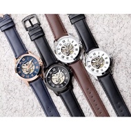 Fossil Automatic Leather Strap Men Watch