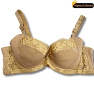Bra Besi 38C Span Cotton 3 Hook Tali Adjustable Lembut Span
