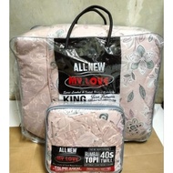 Bedcover Set 180x200 My Love Rumbai / Satu Set Bed Cover My Love 180x200 Tinggi 30 cm / Bad Cover My