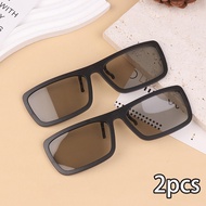 【2Pcs Passive 3D Glasses For Movies Theater Cinema Passive 3D TV Stereo Clip-on Passive TV Real 3D G