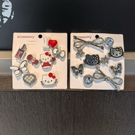 MERAH Sanco | SC045,046 Jibbitz 1 Set Accessories Cr*Cs Jibbitz Charms Stitch Shoes Buckle Hole Hell