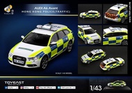 全新 , Tiny , 微影 , 1/43 scale  , police 香港警察交通 , audi a6 avant , hk police traffic , am8058