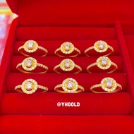 แหวนทองครึ่งสลึงYHGOLD Granddiamond ทองคำแท้96.5% ขายได้จำนำได้ค่ะ