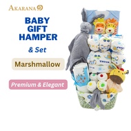 Newborn Fullmoon Baby Hamper Gift Set - Marshmellow Hamper Baby Gift Baby Boy Girl Baby