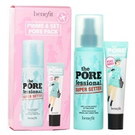 Benefit Prime & Set Pore Pack: The Porefessional Smoothing Face Primer + Super Setter Long Lasting M