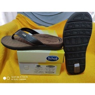 Official Scholl Malaysia Slip On Ortholite Biomechanic Ergonomic Dark Brown US 8, 25 CM