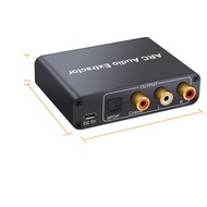 GSE 192KHz DAC Converter HDMI Audio Extractor ARC Audio Extractor Connect TVTo 3.5mm Headphone Speak