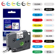 [Ready Stock]6mm 9mm 12mm Compatible Brother Label Tape brother printer tape tze131 TZE631 TZe-231 t