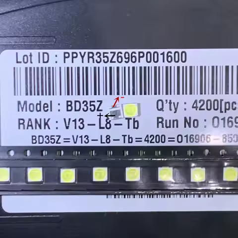 50pcs TV Innotek LED LED Backlight 2W 6V 3535 Cool white LCD Backlight for TV TV Application