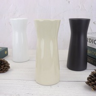 Vase Hourglass Tall Flower Table Ceramic Minimalist