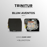 BLUM AVENTOS HK-S Dark Grey BLUMOTION Soft Closing Cabinet Top Door Hinge - TRINITUR