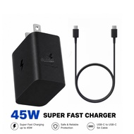 for Samsung 45W Super Fast Charger Adapter with 5A USB-C Cable for Galaxy S25 Ultra S24 Ultra