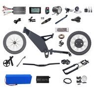 48v 72v 3000w 5000w 8000w 12000w Enduro Ebike Frame Bike Conversion Kit ebike Conversion Kit stealth