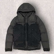 moncler 深灰色 毛線 羽絨外套 外套 夾克 風衣