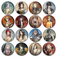 Reverse 1999 Badges Pins Cartoon Game Figure Melania Satsuki Brooch Creative Round Snap-in Brooches 